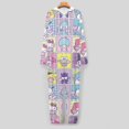 thumbnail image 4 of Hello Kitty Unisex Onesie Pajamas Zipper Jumpsuit Hooded One Piece Sleepwear for Family Mens Womens, 4 of 8