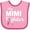 Pink and Red, variant on Inktastic Breast Cancer Awareness My Mimi is a Fighter Boys or Girls Baby Bib
