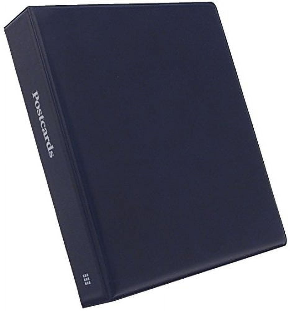 Postcard Album, Trim Classic Style (Blue) by Hobbymaster holds your post  card collection, expandable 