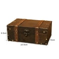 thumbnail image 6 of Huanledash Storage Organizer Visual Interest Large Capacity Wooden Treasure Keepsake Box for Home Decor, 6 of 8
