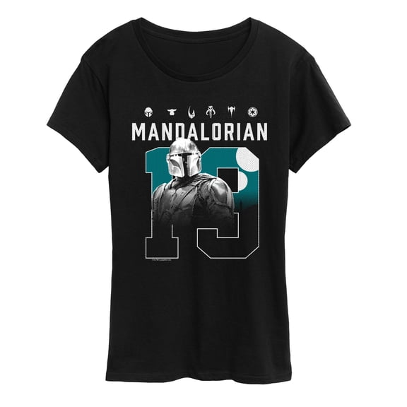 Star Wars - Mandalorian Jersey - Women's Short Sleeve Graphic T-Shirt