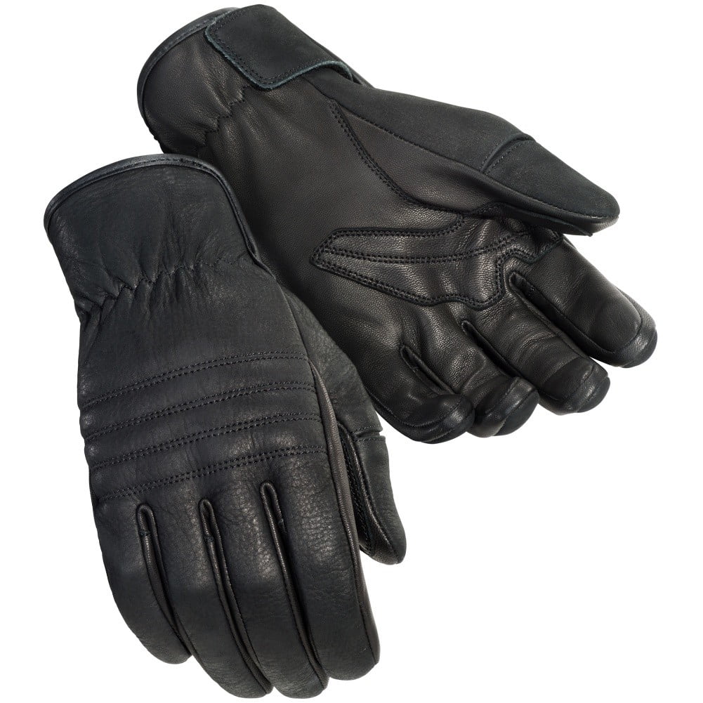 tourmaster nomad leather cruiser gloves black