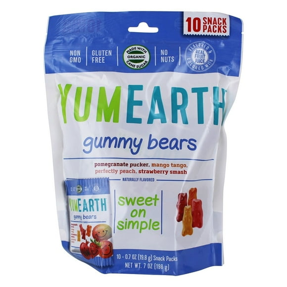 YumEarth - Gummy Bears Assorted Flavors - 10 Pack(s)