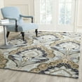 thumbnail image 2 of SAFAVIEH Wyndham Eglantine Damask Wool Area Rug, Blue/Multi, 10' x 14', 2 of 7
