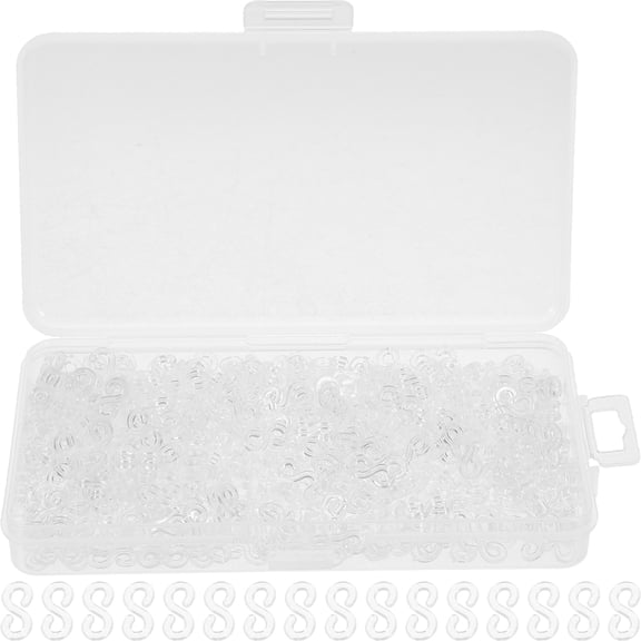 CYLINDSOME 500Pcs Bracelet Kit Clip Loom Rubber Band Clips Colorful Rubber Band Connectors