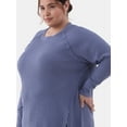 thumbnail image 5 of Terra & Sky Women’s Plus Thermal Tunic Top, Sizes 0X-4X, 5 of 5