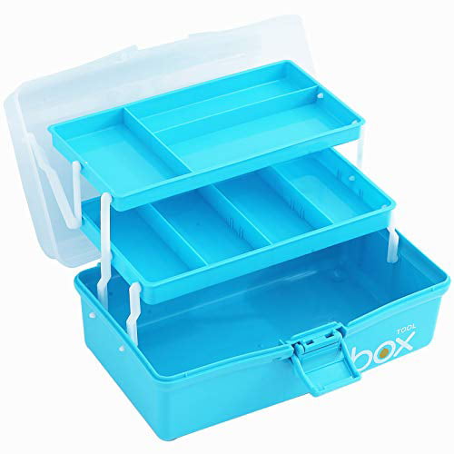 Portable Mini Plastic Sewing Tool Kit Box Holder Container Storage Organiser 