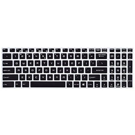 for MSI Laptop Keyboard Cover for 15.6 inch MSI GL62M GF62 GP62 GT62VR GE63VR GP63 GS63VR WS60 WS63VR, 17.3 inch MSI GS75 GE75 GF75 GL72 GP72MX GS73 GE73VR GS73VR GT73 GT73VR GV72 GT72 GT72S