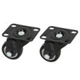 thumbnail image 2 of 2pcs Caster Wheels Aluminum Quiet Lightweight Simple Installation Plate Castors for Luggage Suitcase, 2 of 5