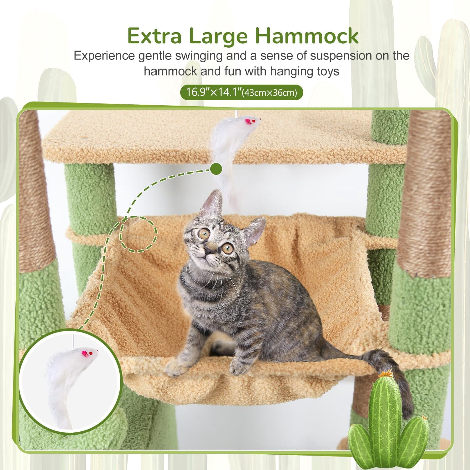 F70 Pro Cat Tree - 70" Tall, Removable Perch, Sisal Scratching Posts, Light Grey Heavy Duty Cat Tower for Large Cats