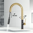 thumbnail image 4 of Vigo Vg02029 Greenwich 1.8 GPM Single Hole Pull Down Kitchen Faucet, 4 of 16