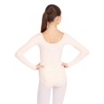 thumbnail image 2 of Capezio Ballet Pink Long Sleeve Leotard, Size X-Large, 2 of 2