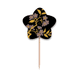 thumbnail image 1 of La pintura la cultura japonesa flor negra Selección de pastelitos Star lable Flag en palillos de dientes, 1 of 3