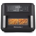 thumbnail image 1 of Elite Gourmet EAF1055D - Horno freidora de aire de doble zona, 11 cuartos Capacidad con divisor, acabado sincronizado, cesta apta para lavaplatos, 10 funciones preestablecidas, 1600 vatios, con, 1 of 5