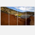 thumbnail image 2 of In El Golfo Lanzarote Spain Musk Pond - Impression sur Toile Seashore, 2 of 3