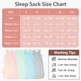 thumbnail image 5 of Easyfi 0.5 Tog Baby Sleep Sack 12-18M Summer Bamboo Sleeping Bags Lightweight & Breathable, 2-Way Zip Baby Wearable Blanket, 5 of 6