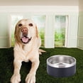 thumbnail image 4 of 100 oz Extra Large Insulated Dog Water Bowl | Stainless Steel Pet Bowl |Non-Slip Rubber Base, 4 of 5