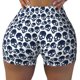 thumbnail image 2 of Fotbe black Skull white Shorts Sin Costuras – Shorts Deportivos de Cintura Alta para Mujer, Elásticos para Gimnasio, Yoga, Running o Ciclismo-X-Large, 2 of 8