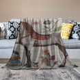 thumbnail image 2 of Orinice Horse Mouse Annabel Kidston Warm Lightweight Blanket Soft Fleece Blankets All Seasons Super Soft Flannel Material Blanket 40x50in, 2 of 6