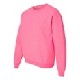 thumbnail image 2 of Men Multi Colors Crewneck Sweatshirt Men Crewneck Color Safety Pink Small Size, 2 of 4
