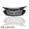 thumbnail image 2 of For Chevrolet Malibu 2019 2020 Front Upper Grille Lower Grille Glossy Black 3pcs, 2 of 7