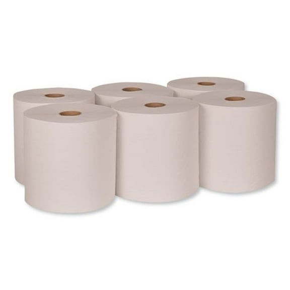 Tork RB10002 Hardwound 7.88 in. x 1000 ft. Roll Towels - White (6 Rolls/Carton)