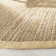 thumbnail image 4 of SAFAVIEH Natural Fiber Milica Solid Area Rug, Natural, 5' x 5' Round - Scandinavian Design, Natural, Jute, Hand Woven Pattern, Ideal for Entryway, Kitchen, Living Room, Office, 4 of 11