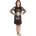 thumbnail image 7 of Intimo Big Girls' Harry Potter Marauders Map Raglan Nightgown, 7 of 7
