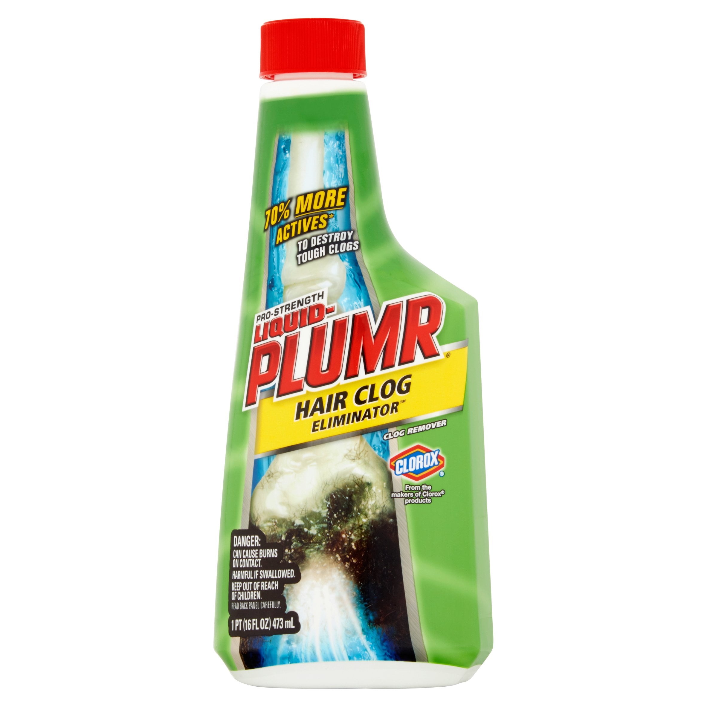 Liquid Plumr Pro Strength Clog Remover Hair Eliminator 16 Liquid Plumr Pro Strength Clog Remover Hair Eliminator 16 Fluid Ounces Com