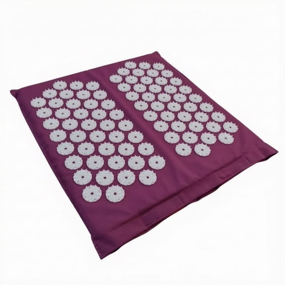 QSTDGVPW 2 Pack Compact Acupressure Mat for Tired Feet Reflexology Stimulation Points Easy Storage Lightweight