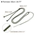 thumbnail image 2 of Unique Bargains Jade Rope Nylon Cord Necklace Holder Strings Emerald Rope, Army Green 10 Pack, 2 of 6