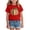 Red, variant on Gerichy T-Shirt for Girls Crewneck Short Sleeve Halloween Pumpkin Prints Fashion Festival Tees 12M-14T