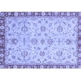 thumbnail image 1 of Ahgly Company Machine Washable Indoor Rectangle Oriental Blue Traditional Area Rugs, 8' x 12', 1 of 4