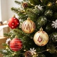 thumbnail image 7 of 16-Piece Christmas Ball Ornaments Set, Christmas Tree Ornaments, Electroplated Plastic Baubles with Hanging Loops for Tree Wreath Home Holiday Decor(Yellow+Red), 7 of 7