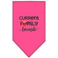 thumbnail image 2 of Mirage Pet 66-191 LGBPK Family Favorite Screen Print Bandana, Bright Pink - Large, 2 of 2