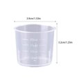 thumbnail image 2 of Becaristey 50piece Convenient And Durable Plastic Mixing Cup For All Baking Needs Is Strong And Durable, 2 of 6