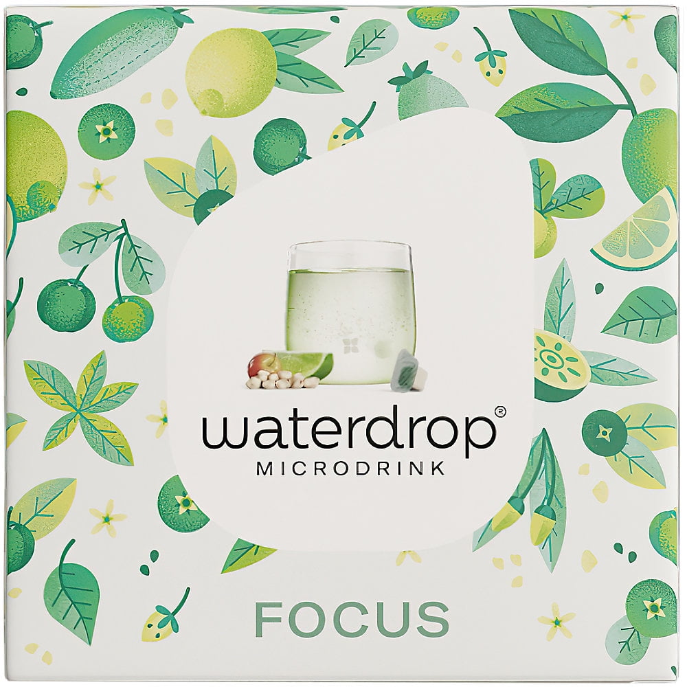 Waterdrop Focus Microdrink with Vitamin C, B1 & B5 Lime, Acerola