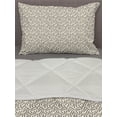 thumbnail image 3 of Abstract Comforter & Sham Bedding Set, Black Asymmetrical Lines Soft Colored Background Simple Modern Pattern, 3 pcs Duvet Set Microfiber Filling Quilt, 5 Sizes, Cream Black, by Ambesonne, 3 of 4