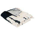 thumbnail image 5 of SAFAVIEH Arya Throw Blanket Beige / Navy, 5 of 5