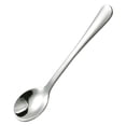 thumbnail image 2 of Extra Small 304 Stainless Steel Small Round Spoon Stainless Spoons for Jars Size 2.87" Cute Small Stainless Condiment Spoons for Sugar Pepper Fun Little A, 2 of 2