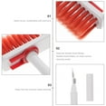 thumbnail image 3 of OUNONA Desktop Cleaning Brush Cleaner Dust Removal Plastic Red 1Set for Coffee Grinder, 3 of 8