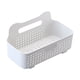 thumbnail image 2 of Cesta organizadora de plástico para ducha y baño | Estante de pared sin taladrar | Portacepillos compacto | Estante multiusos duradero para cocina y lavandería, 2 of 5