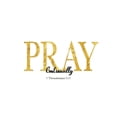 thumbnail image 3 of CAD Designs 14x8 Black Modern Framed Museum Art Print Titled - Pray Continually, 3 of 5