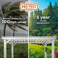 thumbnail image 2 of Pergola en cèdre Hawthorne 12' x 10' Backyard Discovery, 2 of 9