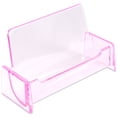 thumbnail image 3 of Pink Beauticom Clear Acrylic Business Card Holder - Style #3 - 12 Pieces, 3 of 5