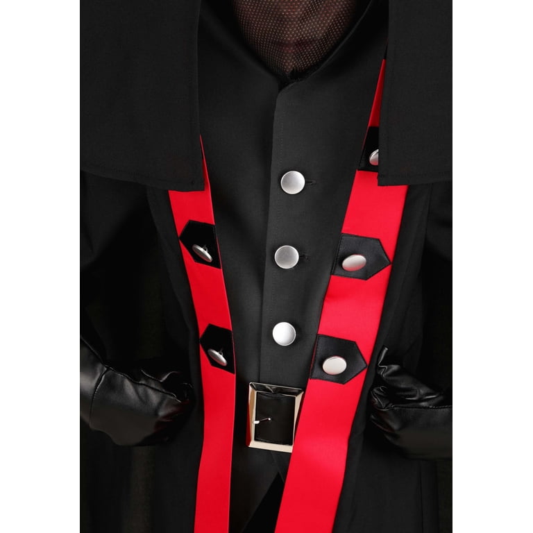 Kid's Headless Horseman Halloween Costume - Polyester Coat, Cape, Vest & Shoulder Pads Scary Outfit