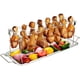 thumbnail image 1 of Rejilla para patas de pollo con 14 ranuras, soporte para asador de metal de acero inoxidable con bandeja de goteo para parrilla u horno ahumador, apto para lavavajillas, antiadherente, ideal para, 1 of 6