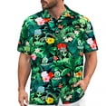 thumbnail image 1 of Chemise d'Été pour Homme à Col Roulé Imprimé Rétro Manches Courtes T-Shirts Vintage pour Hommes T-Shirts Col en V pour Hommes Manches Longues T-Shirts pour Hommes Pack Grande Taille Manches Longues, 1 of 3