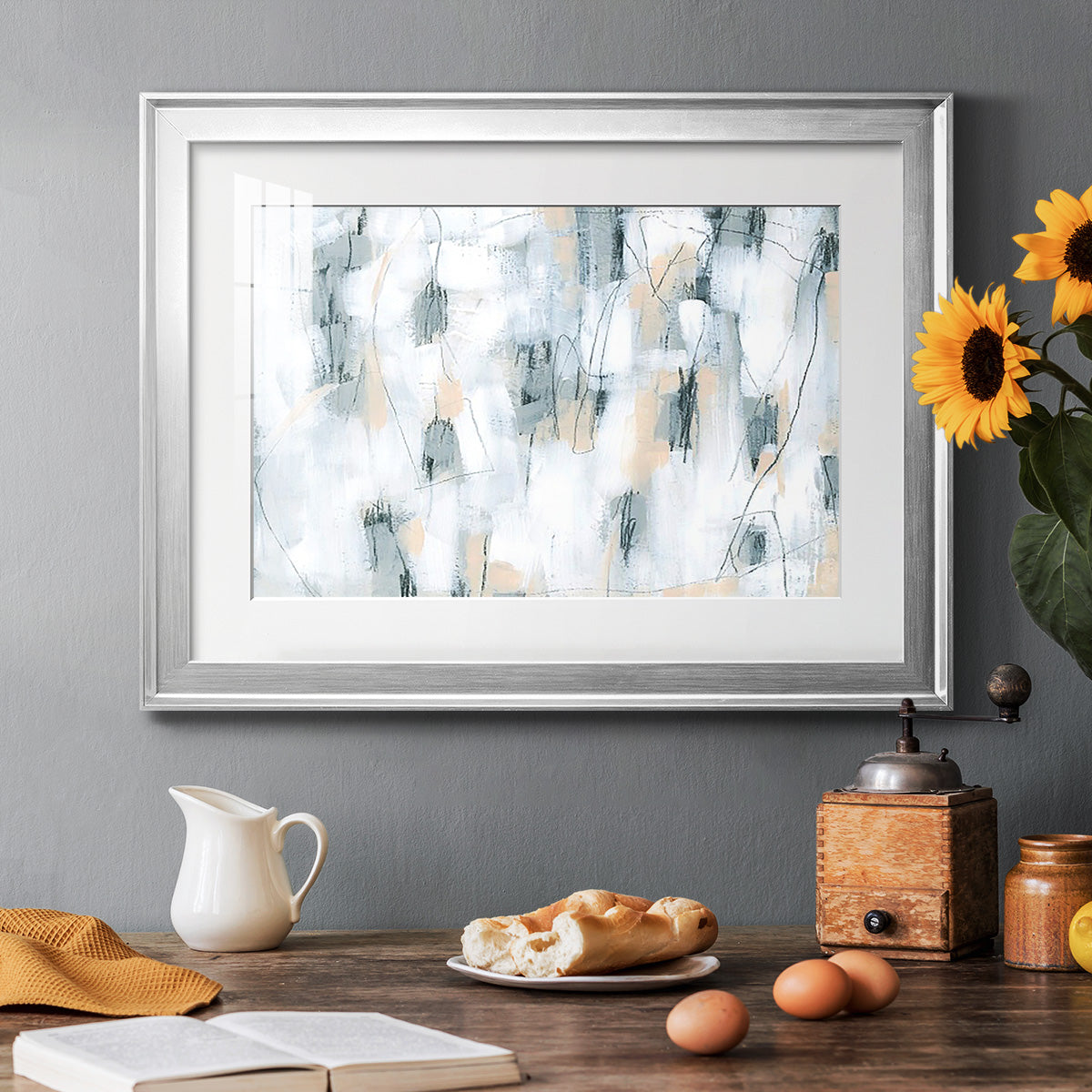 Stone Hatchmarks II Premium Framed Print - Ready to Hang