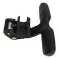 Retractable Rear Seat Foot Step Black Flexible Seat Back Footrest Pedal